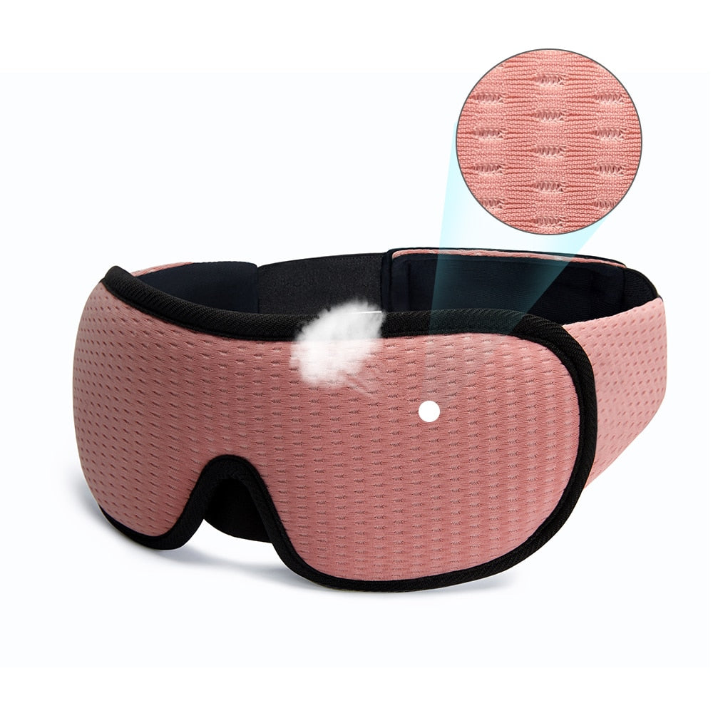 3D Sleeping Mask Block Out Light Soft Padded Sleep Mask For Eyes Slaapmasker Eye Shade Blindfold Sleeping Aid Face Mask Eyepatch